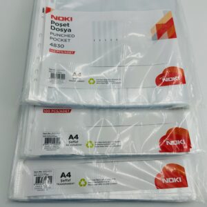 Folie de protectie, Noki, A4, 35 de microni ,100 folii/set - imagine 3